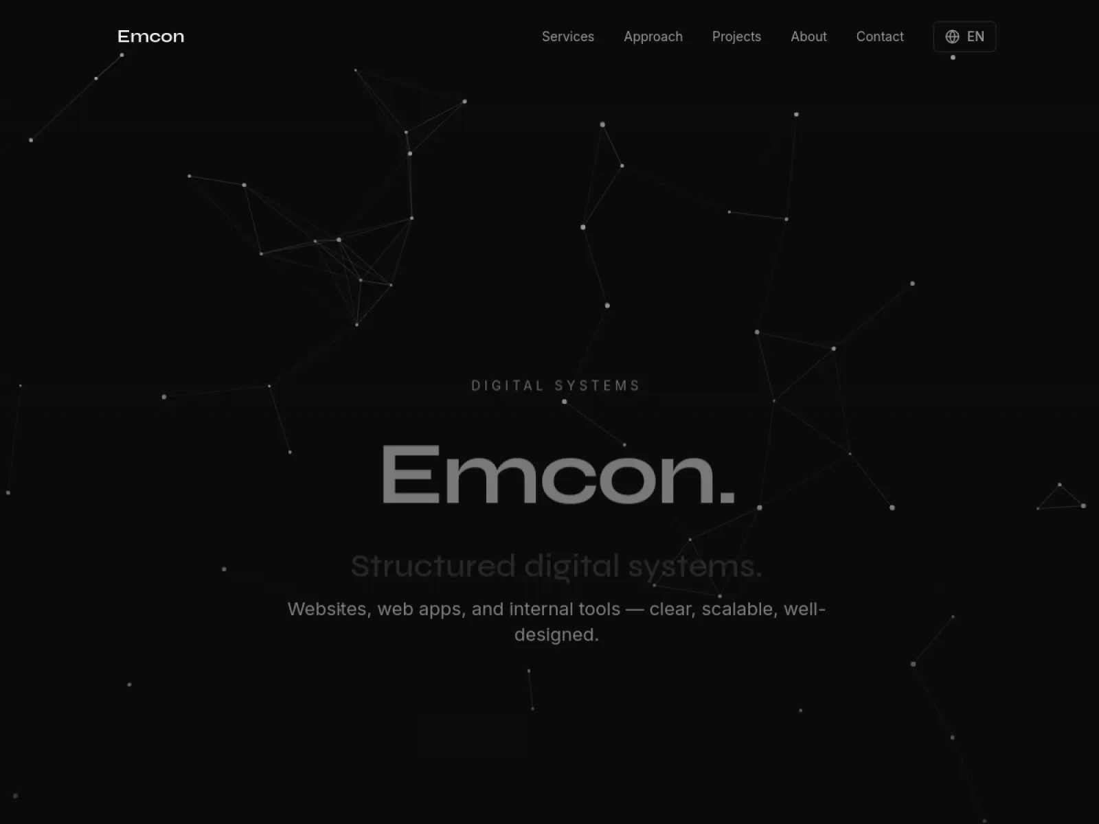 Startseite von EMCON ETA
